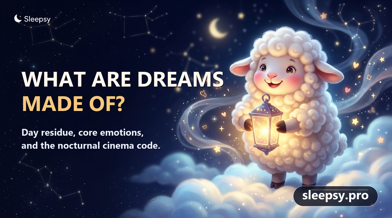 What Are Dreams Made Of? Day Residue, Core Emotions, and the Brain’s Secret Code
