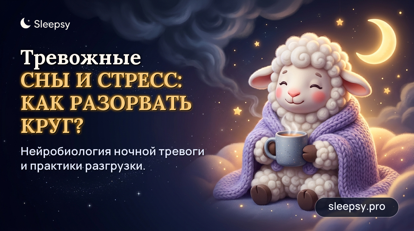 Тревожные сны и стресс: как разорвать замкнутый круг ночного напряжения