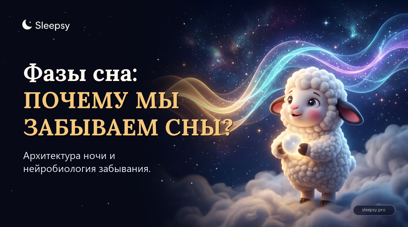 Фазы сна и почему мы помним не все сны