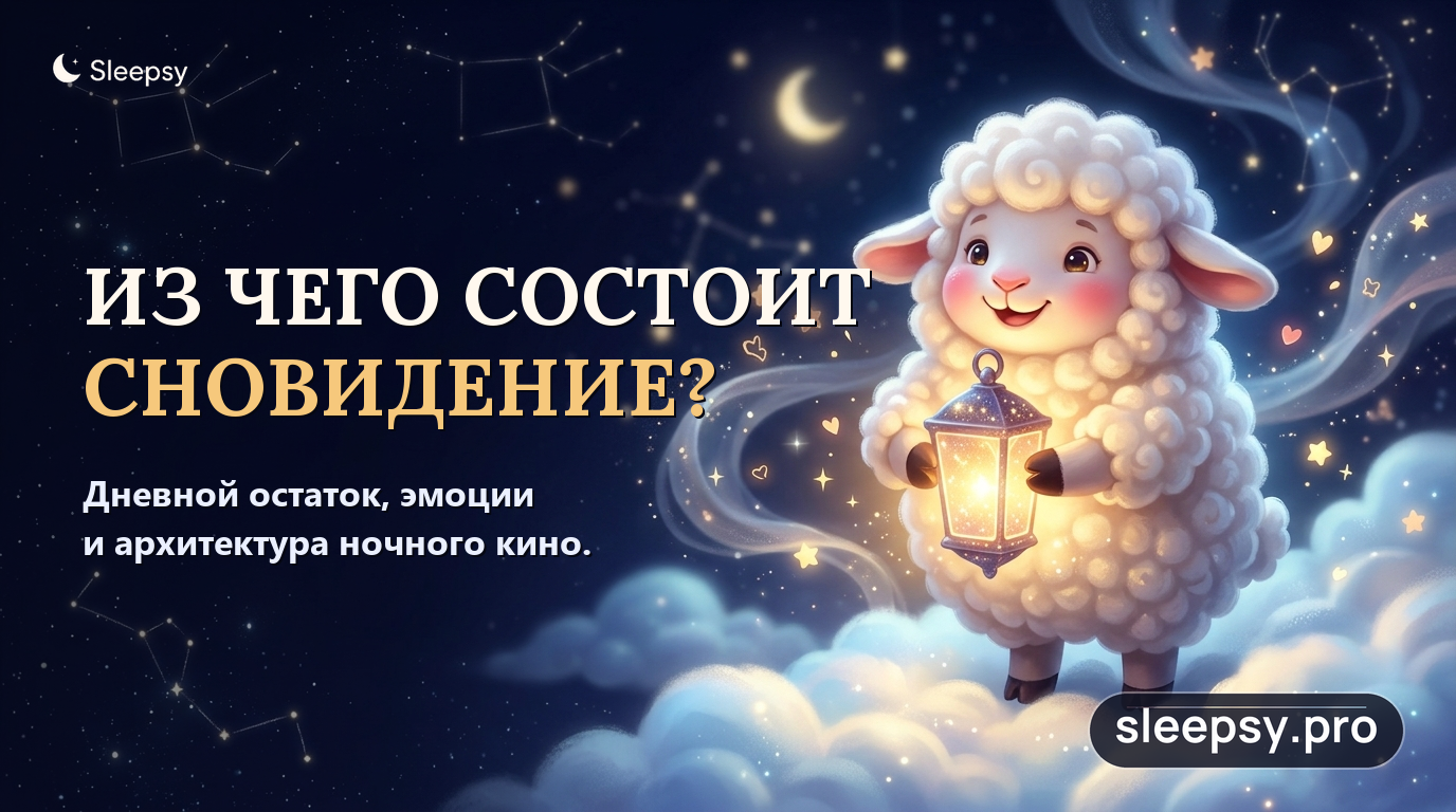 Из чего состоит сновидение: дневной остаток, эмоции и тайный шифр мозга