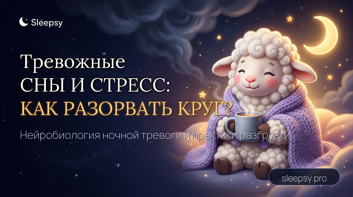 Тревожные сны и стресс: как разорвать замкнутый круг ночного напряжения