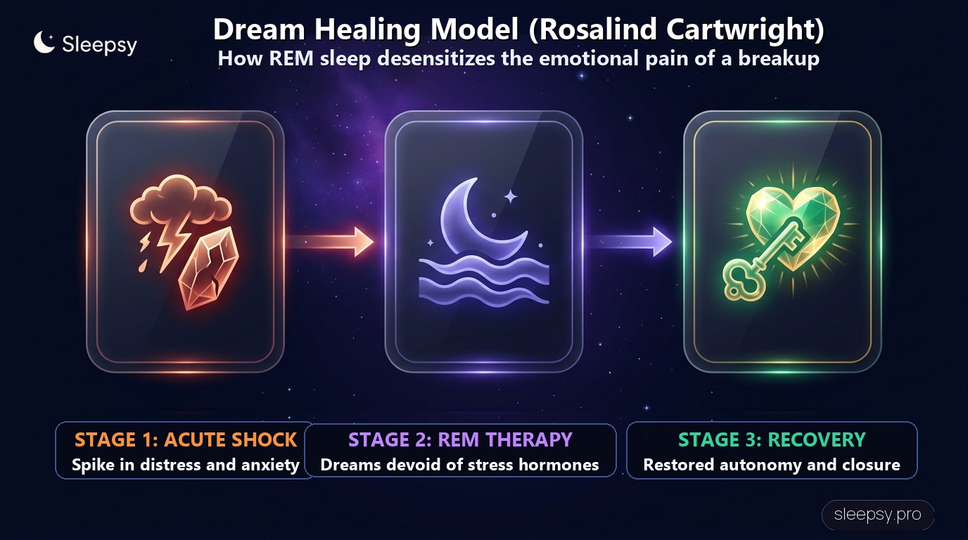 Rosalind Cartwright research on dream processing and divorce recovery