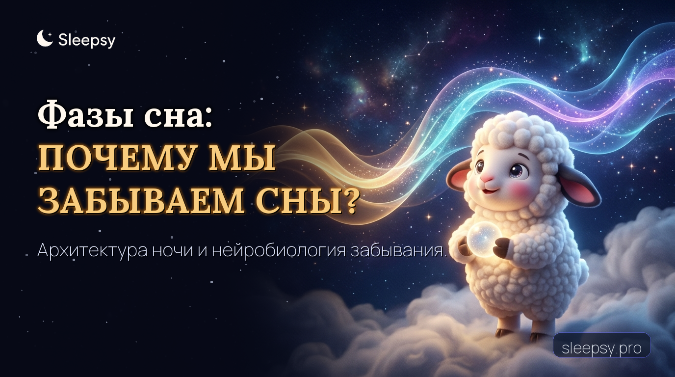 Фазы сна и почему мы помним не все сны