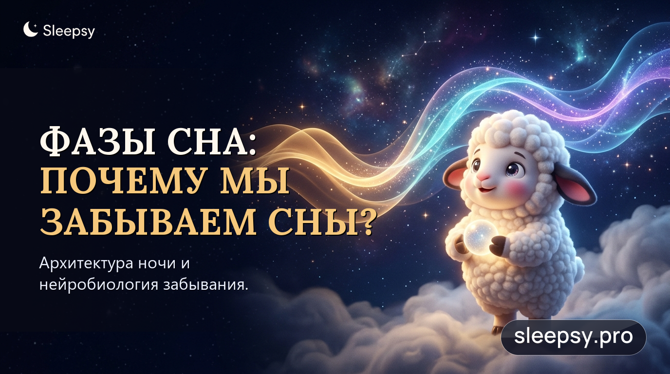 Фазы сна и почему мы помним не все сны