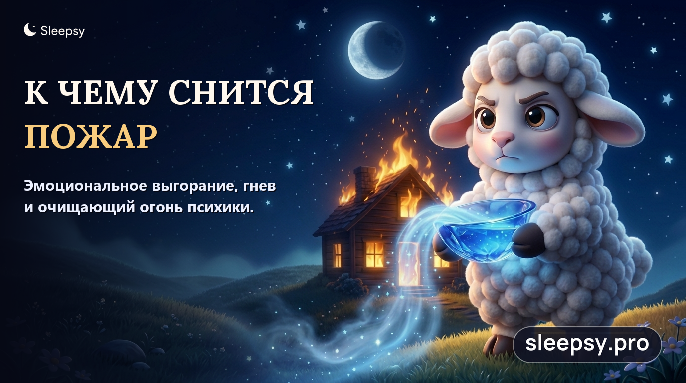 Пожар во сне и горящий дом: эмоциональное выгорание, гнев и очищающий огонь психики