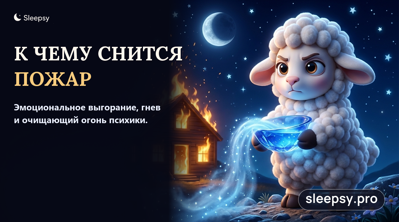 Пожар во сне и горящий дом: эмоциональное выгорание, гнев и очищающий огонь психики